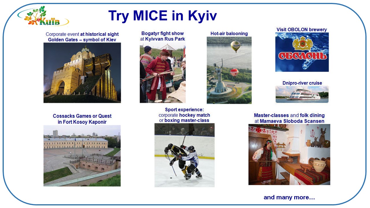 few ideas for MICE in Kyiv (Ukraine)