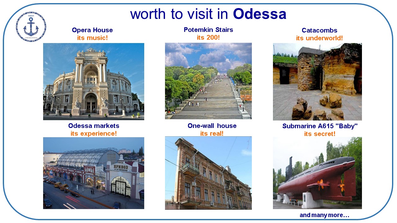 few MICE ideas for group travel to Odessa (Ukraine)